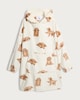 image 4 of F&F Curtis The Dog Fleece Curtis Dog Print Pyjama Hoodie in Cream