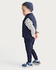 image 3 of F&F Boys 3-Piece Padded Gilet, Sweatshirt and Joggers Set in Navy