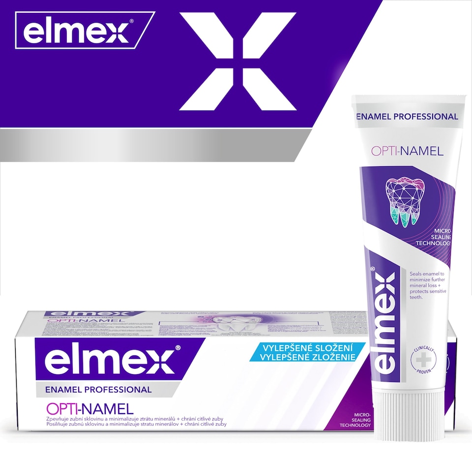 obrázok 1 z elmex® Enamel Professional zubná pasta 75 ml
