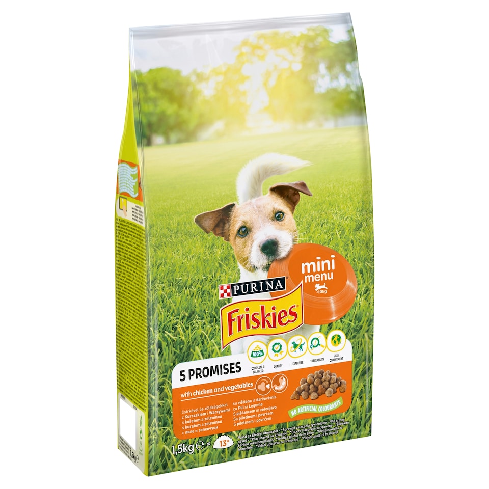 image 1 of Friskies® Mini Menu with Chicken and Vegetables 1.5kg