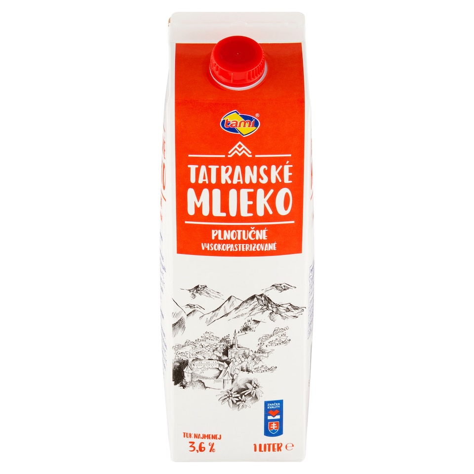 image 1 of Tami Tatra Full Fat Pasteurized Milk 1 L