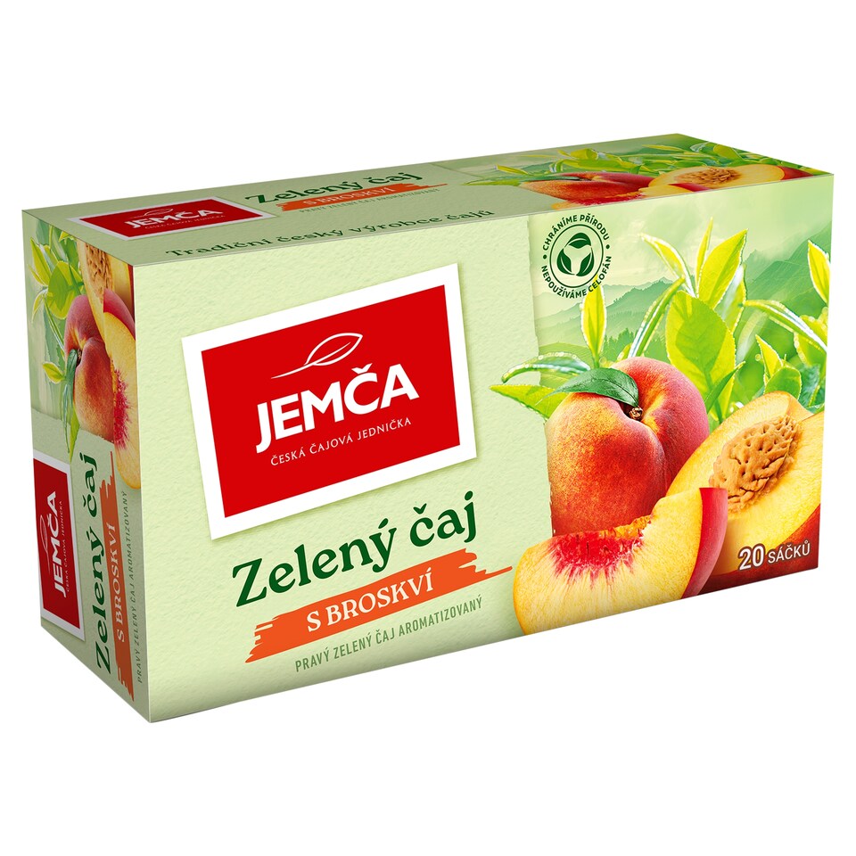 Jemča Green Tea with Peach 20 x 1.5g (30g)