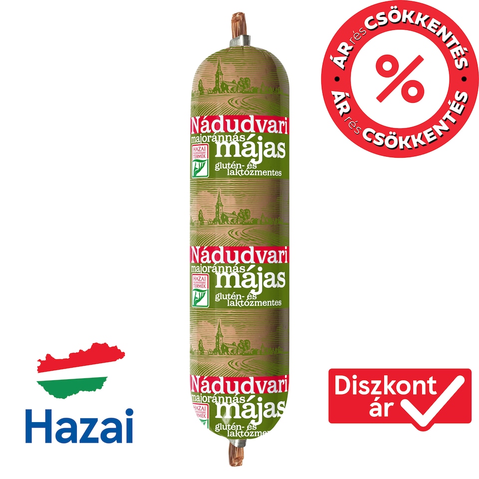 Nádudvari glutén- és laktózmentes majorannás sertés májas 110 g