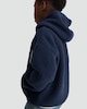 image 4 of F&F Boys Borg Textured Slogan Hoodie in Navy