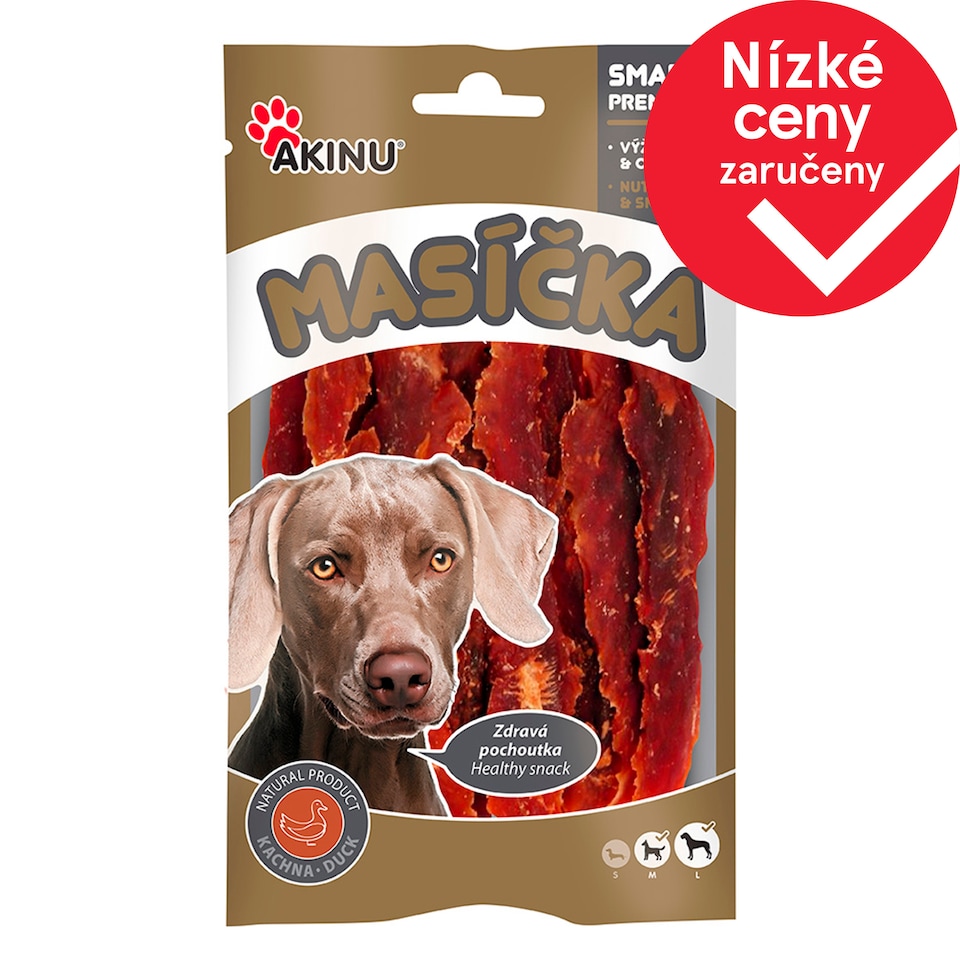 Akinu MASÍČKA kachní prsíčka pamlsek pro psy 75 g