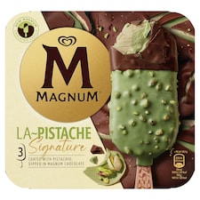 Magnum La Pistache Multipack pisztácia ízű jégkrém 3 x 90 ml