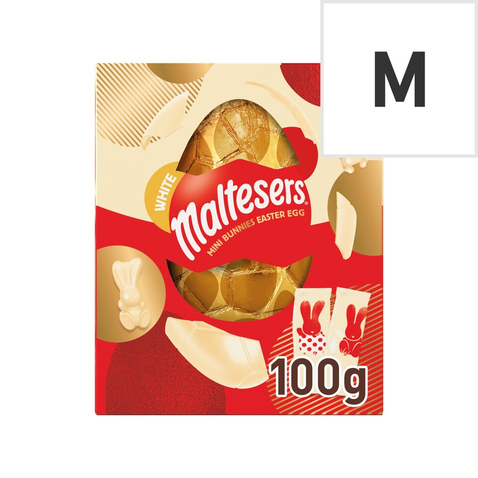 Maltesers White Chocolate Mini Bunnies Easter Egg 100g