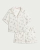 image 4 of F&F 2-Piece Pure Cotton Horseshoe Pyjama Set in Cream