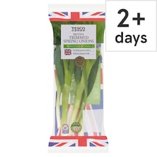 Tesco Trimmed Spring Onions 100G