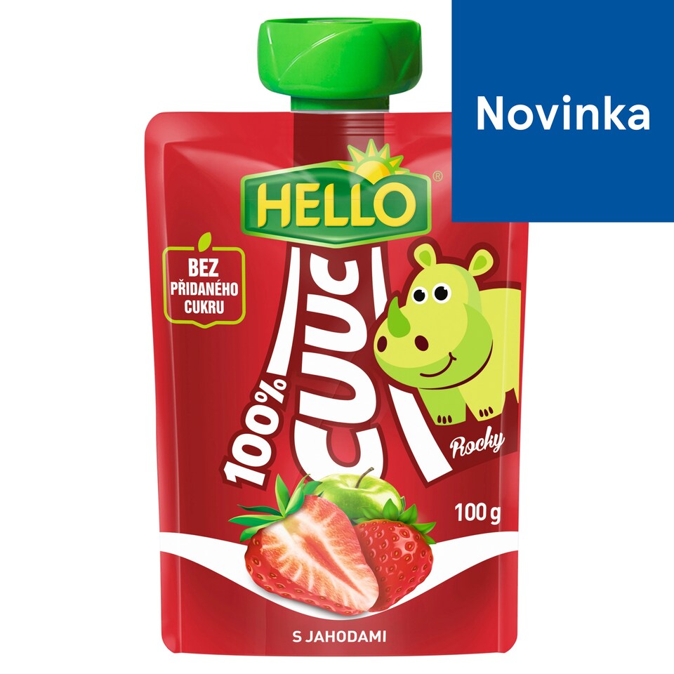 Hello 100% Cuuc with Strawberries 100 g