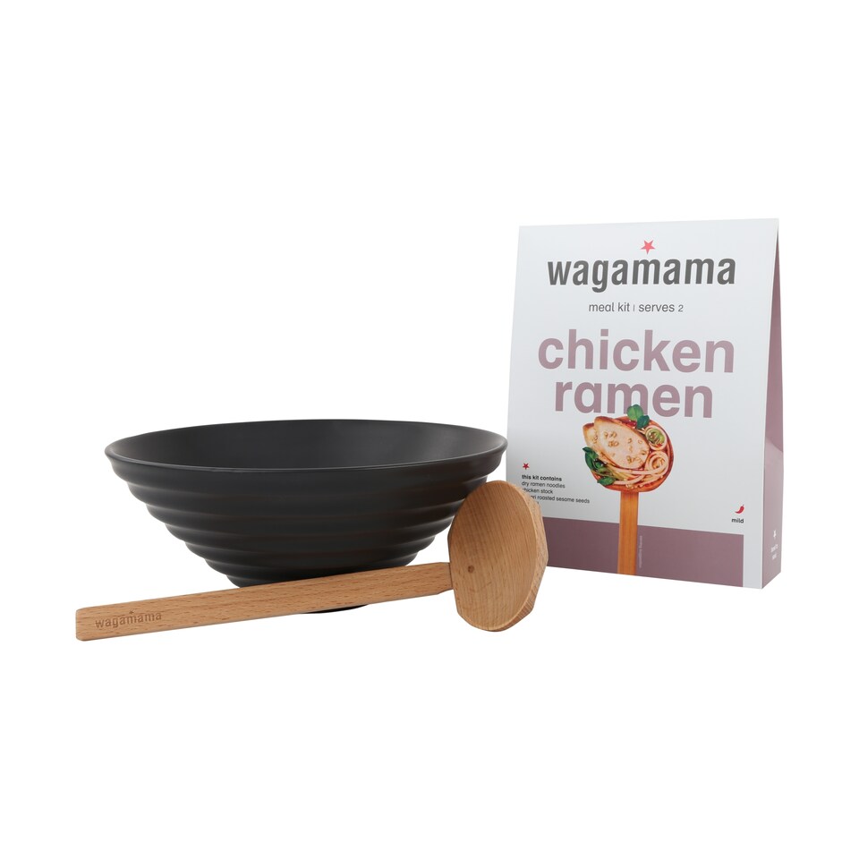 image 1 of WAGAMAMA RAMEN BOWL WITH LADLE & CHICKEN MEAL KIT