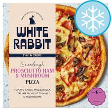 White Rabbit Prosciutto Ham & Mushroom Sourdough Gluten Free Pizza 332g