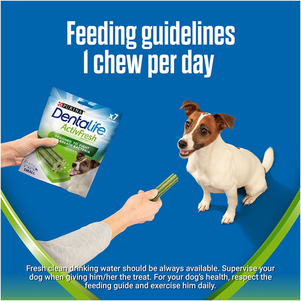 image 1 of Dentalife Activfresh 7 Small Dog Sticks 115G