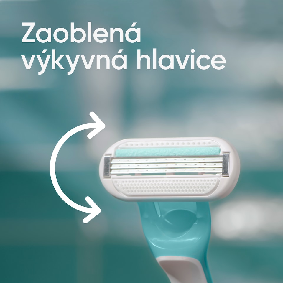 Obrázek 1 pro produkt Gillette Venus Extra Comfort Sensitive Pohotová Holítka, Balení Po 6