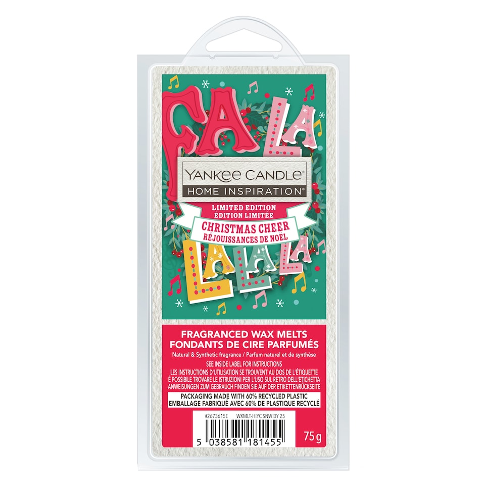 Yankee Candle HI Christmas Cheer Wax Melts 75g