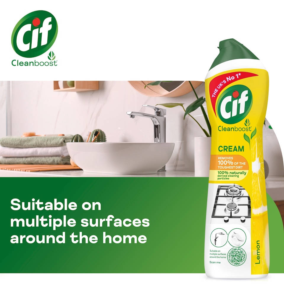 image 1 of Cif Lemon Cream Cleaner 500Ml