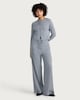 image 2 of OH ME OH MY Cotton Rich Wide Leg Drawstring Co-ord Trousers in Grey