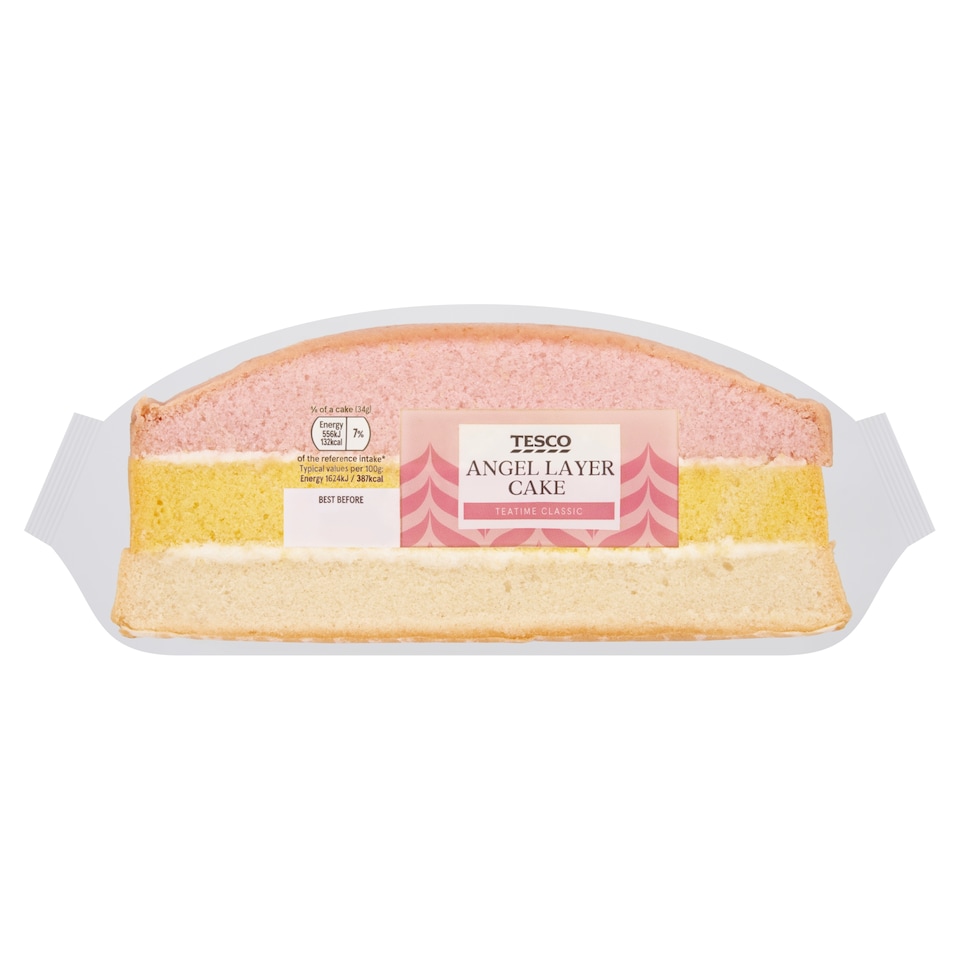 Tesco Angel Layer Cake - Vanilla