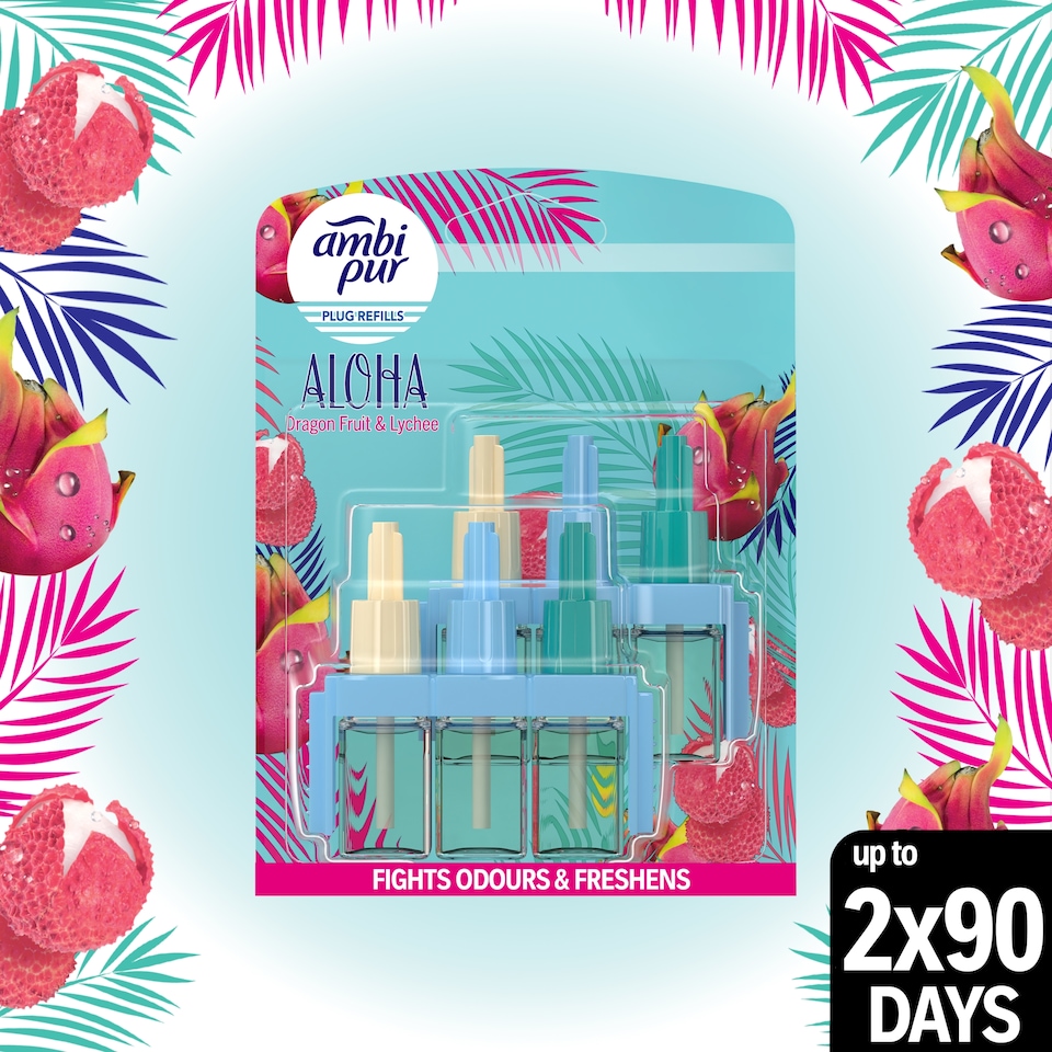 Ambi Pur 3Volution Elektromos légfrissítő-utántöltő, Aloha 40 ml