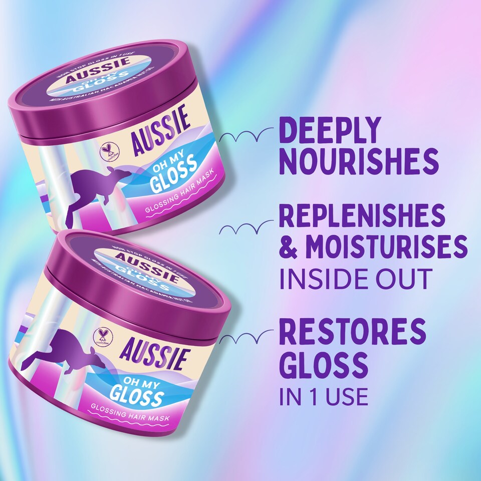 image 1 of Aussie Oh My Gloss Glossing Hair Mask 500ml