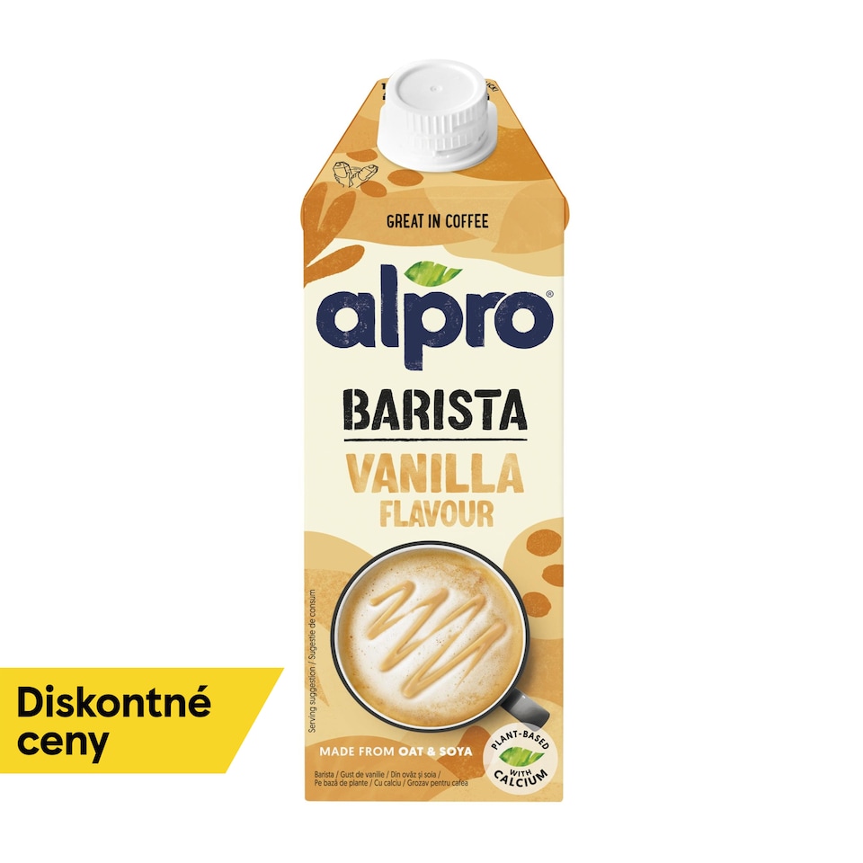 image 1 of ALPRO Barista Oat & Soy Drink with Vanilla Flavor 750ml