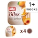 image 1 of Muller Bliss Mascarpone Peach & Apricot Yogurts 4 x 110g