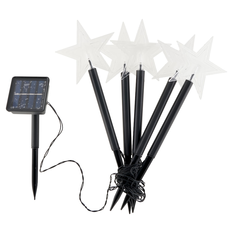 obrázok 1 z Snow Meister SM2676 sada solárnych lámp 35 cm 5 ks