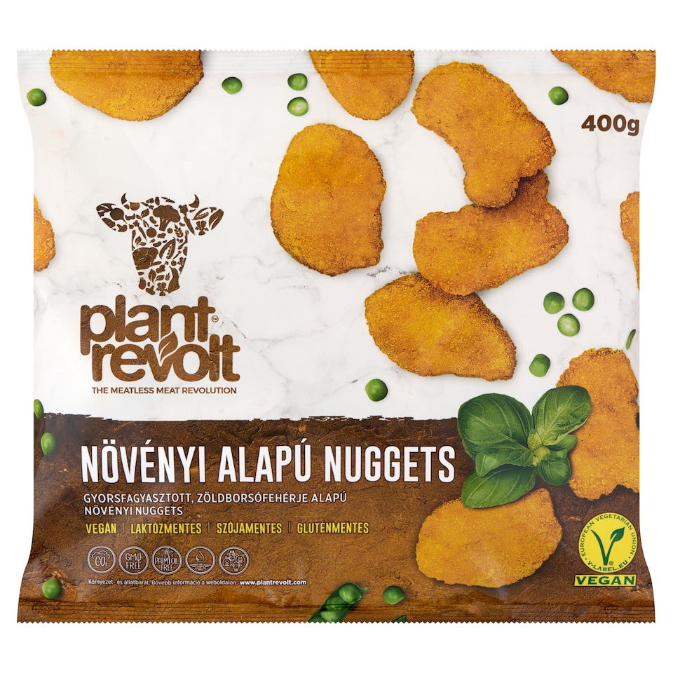 Plant Revolt gyorsfagyasztott növényi alapú nuggets 400 g