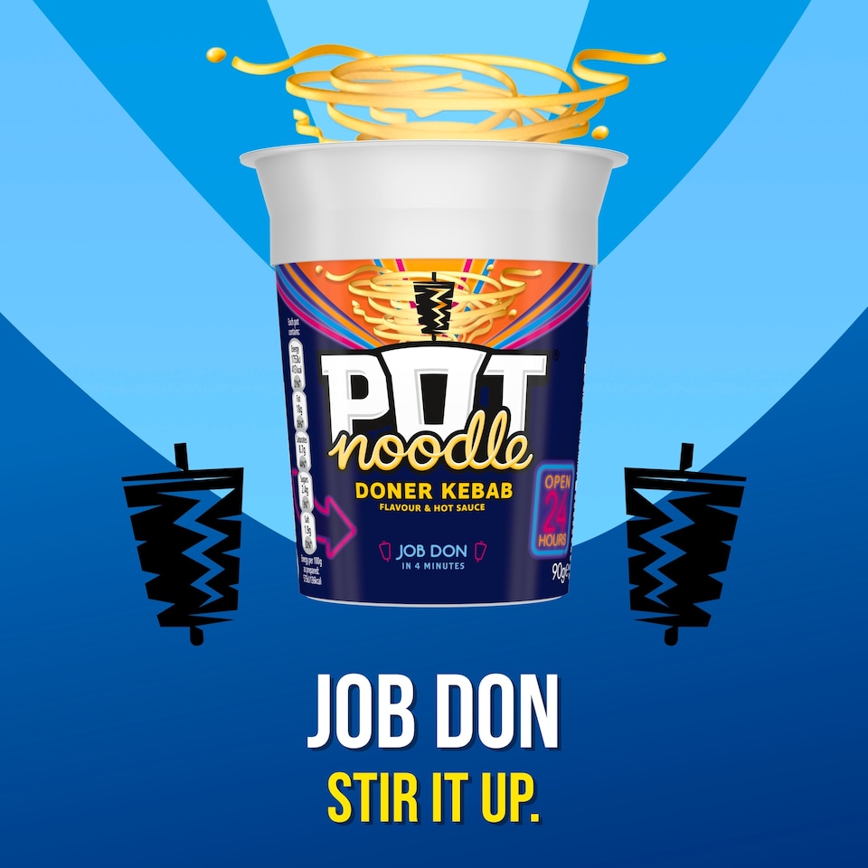 image 1 of Pot Noodle Doner Kebab Instant Noodles 90g