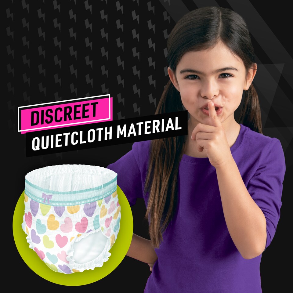 image 1 of PAMPERS NINJAMAS PYJAMA PANTS FOR GIRLS 8-12 YEARS 9 pcs