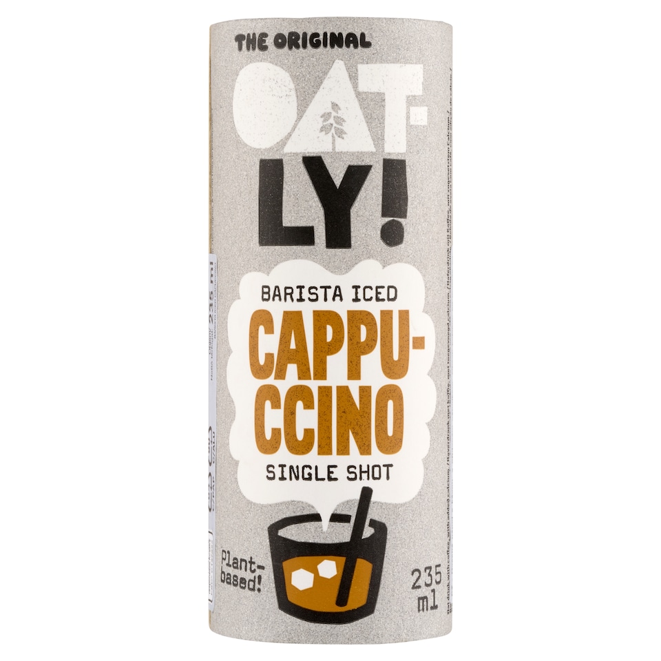 image 1 of Oatly! Barista Iced Cappuccino Oat Drink with Coffee with Added Calcium 235 ml