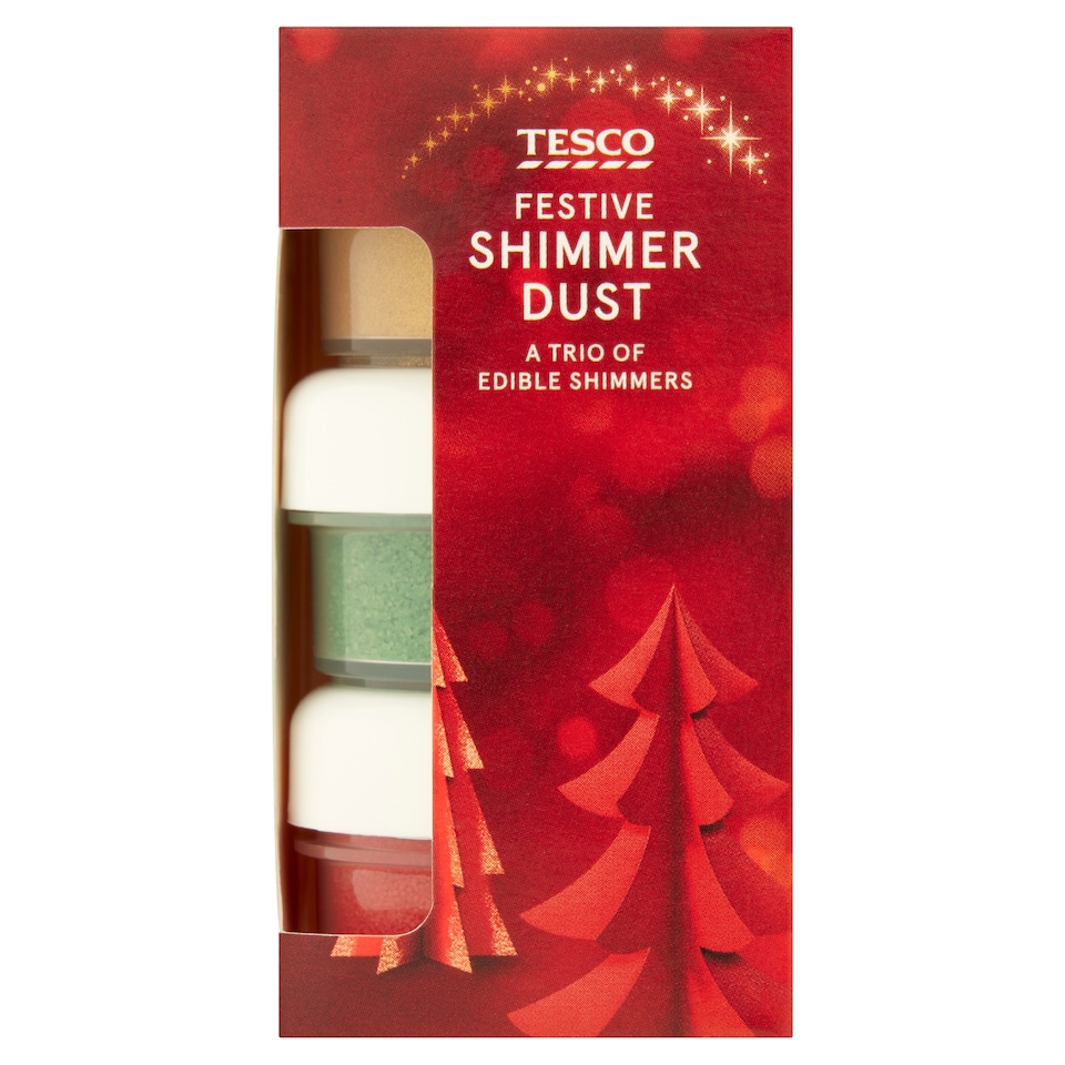 Tesco Festive Shimmer Dust Trio 18g