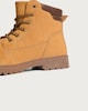 image 3 of F&F Lace Up Worker Ankle Boots in Tan