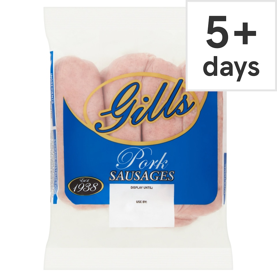 Gills Pork Sausages 400g