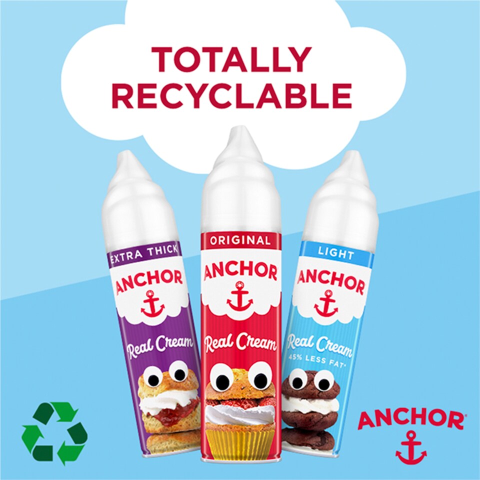 image 1 of Anchor Real Dairy Cream Swirls Uht 250G