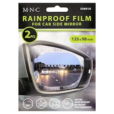 M.N.C Rainproof Film for Car Side Mirror 135 x 98 mm 2 pcs