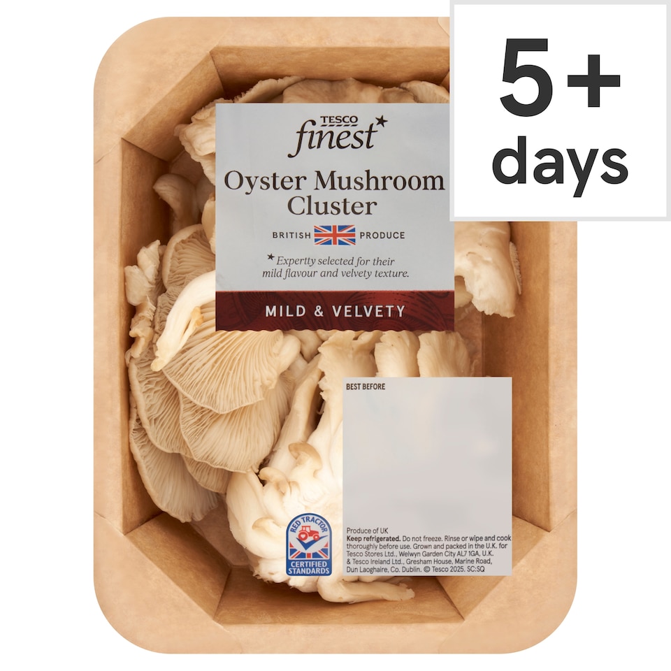 image 1 of Tesco Finest Oyster Mushroom Cluster 150G
