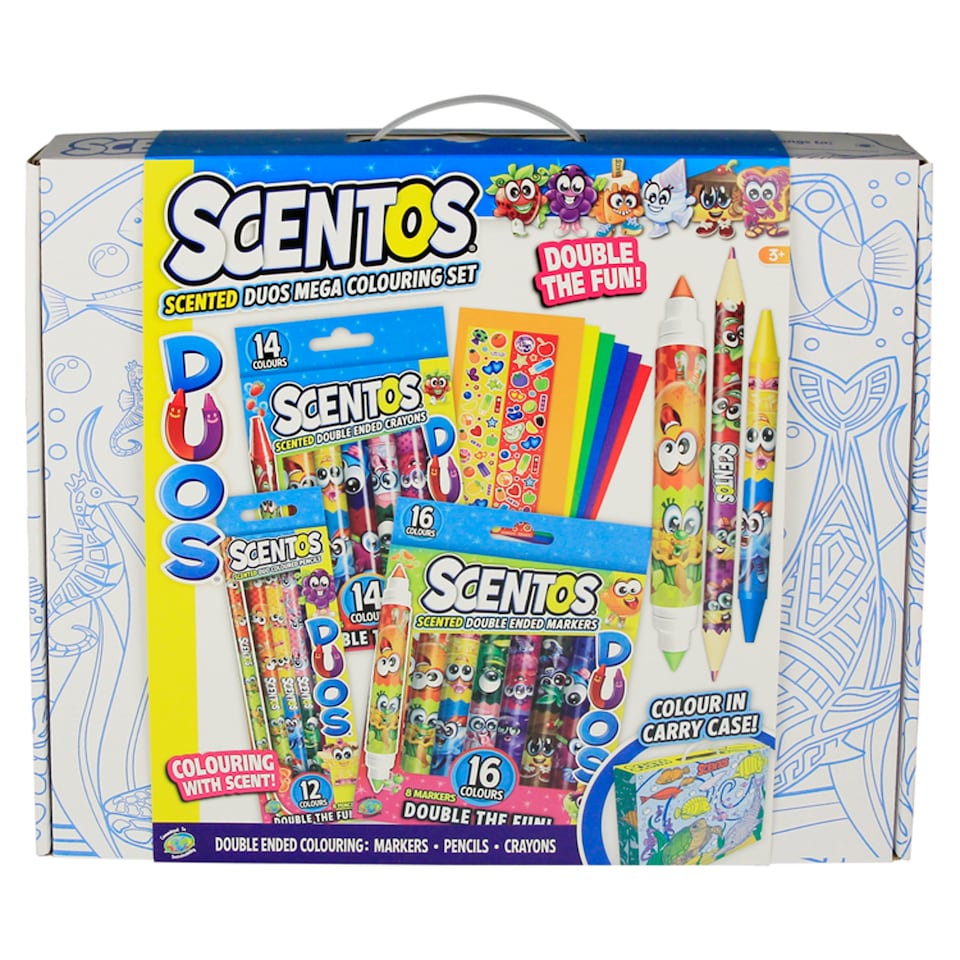 image 1 of Scentos Duo Colouring Set