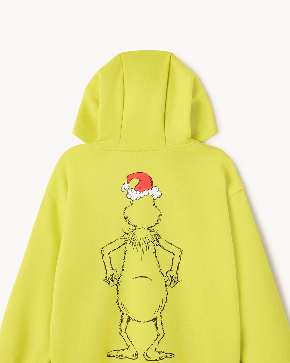 image 1 of The Grinch Cotton Rich Hoodie in Green