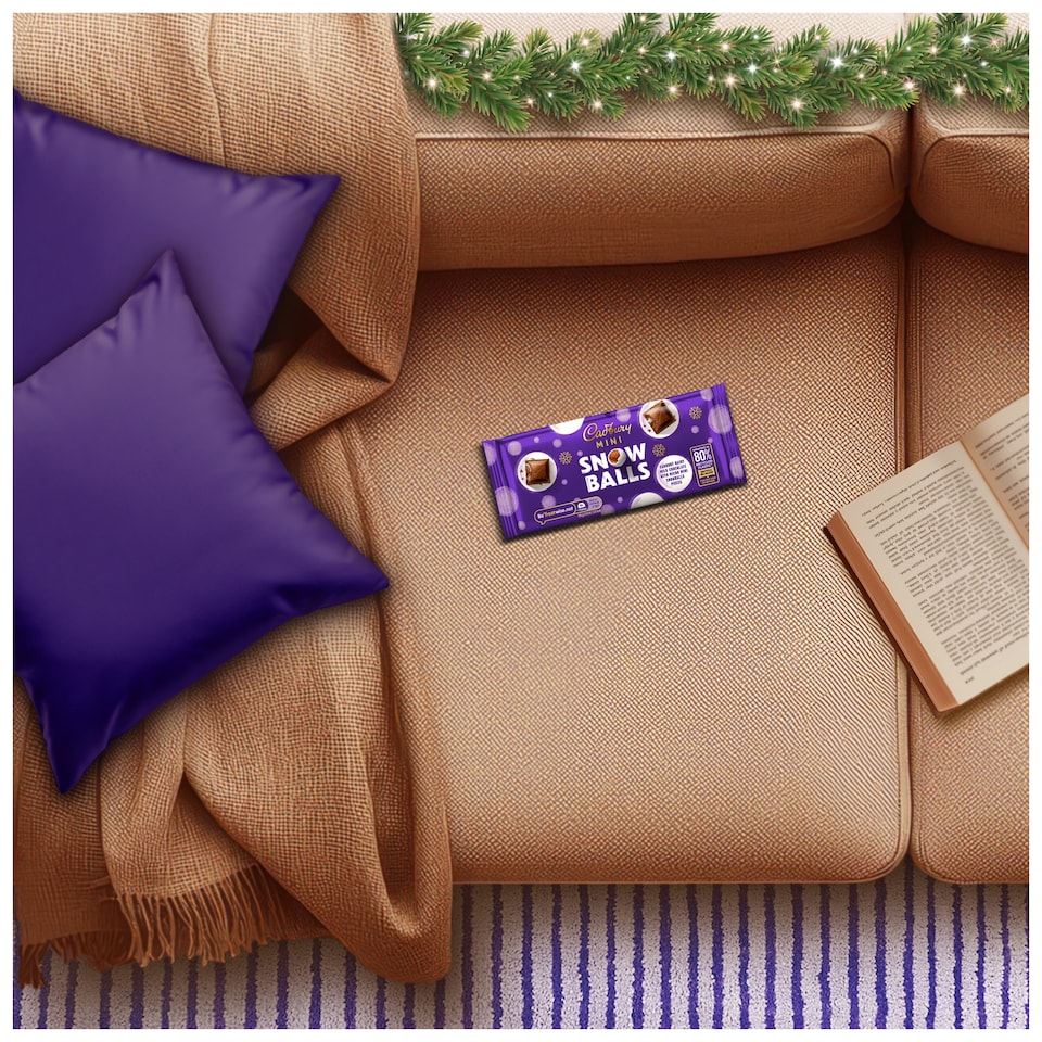 image 1 of Cadbury Mini Snowballs Chocolate Bar 110g