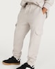 image 1 of F&F Boys Cotton Rich Cuffed Drawstring Cargo Joggers in Grey