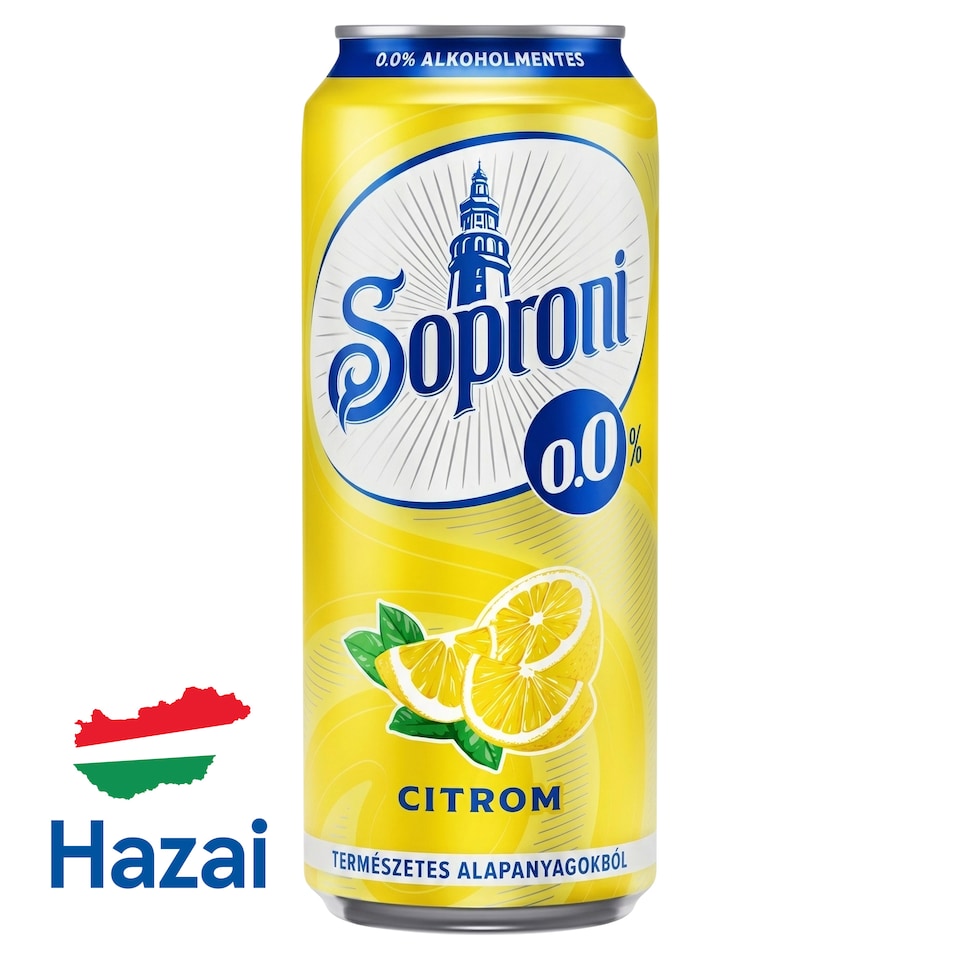 Sopron Lemon Non-Alcoholic Beer Drink 0,0% 500 ml