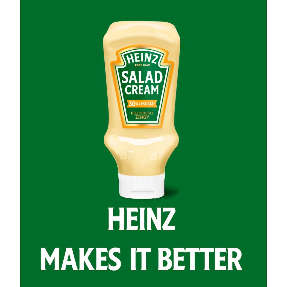 image 1 of Heinz 30% Less Fat Salad Cream 415g