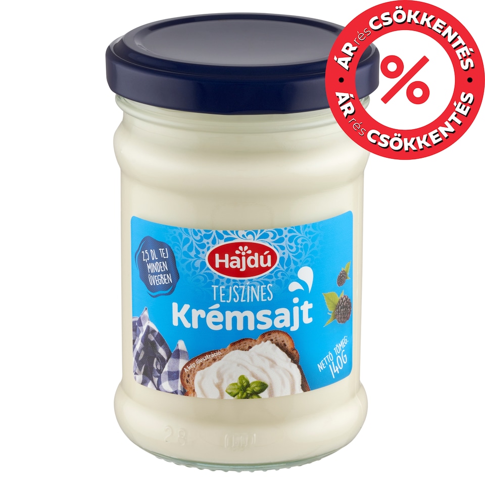 Hajdú tejszínes krémsajt 140 g