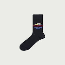 Only Fools and Horses Cotton Rich Diamond Dad Socks in Black