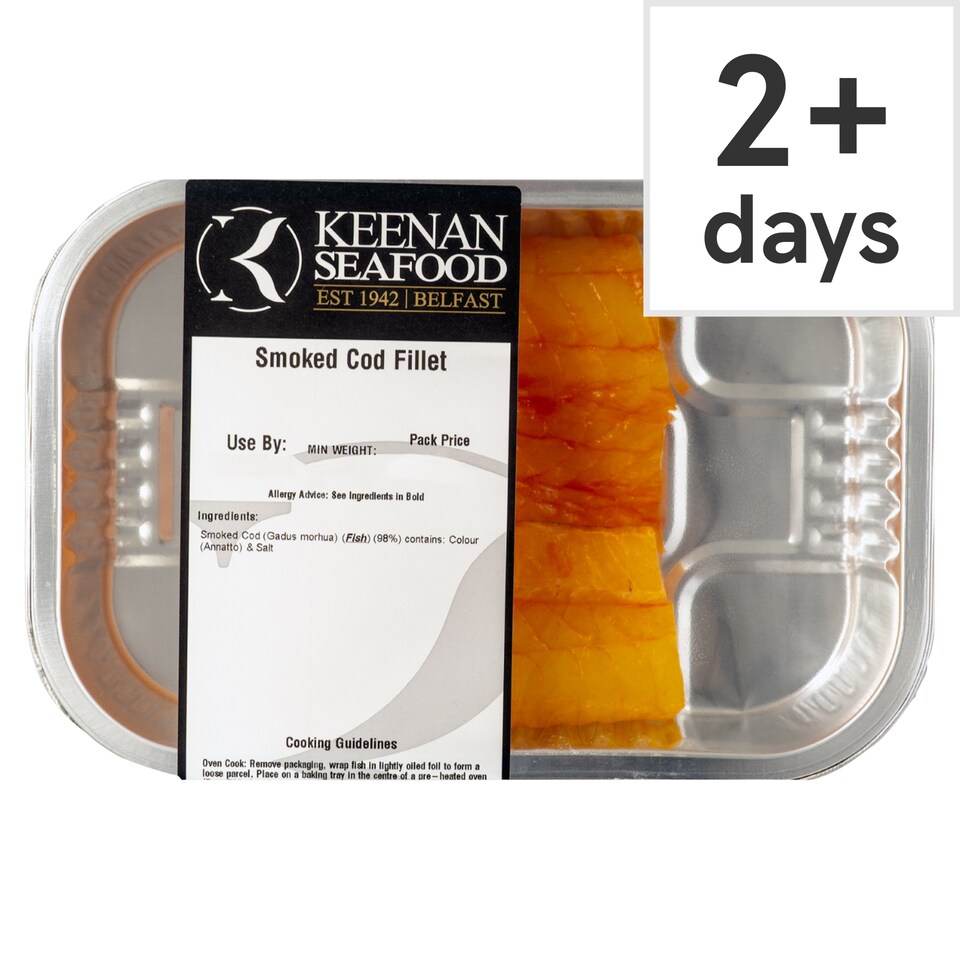 Keenan Seafood Smoked Cod Fillet 220g 