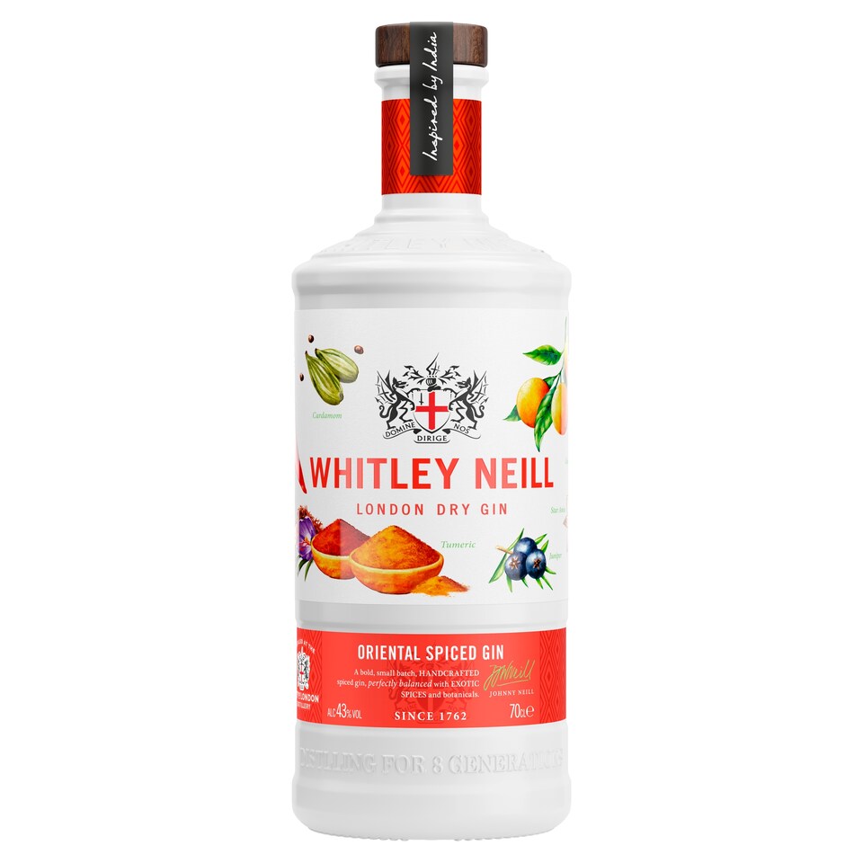 image 1 of Whitley Neill Oriental Spiced Gin 70Cl