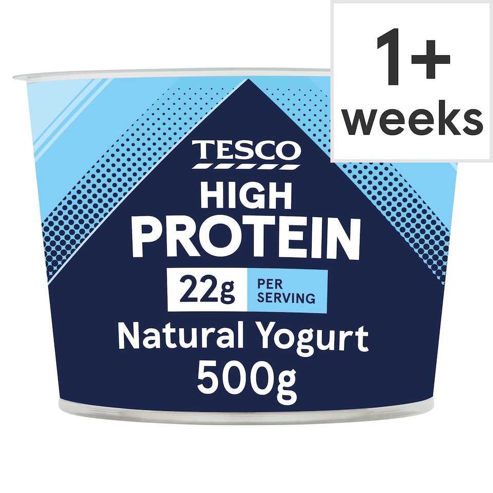Tesco High Protein Natural Yogurt 500g