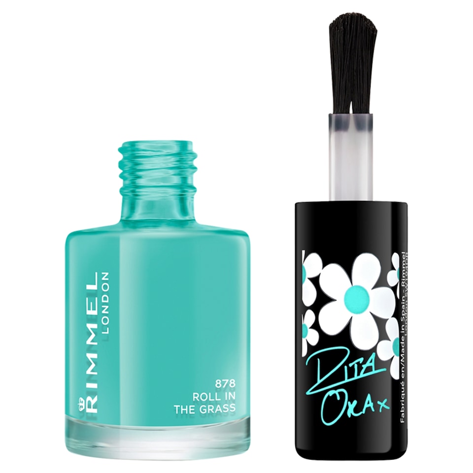 image 1 of Rimmel Rita Ora 60 Second Nailpolish Roll Grass 8Ml