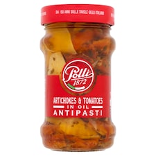 Polli Artichokes & Tomatoes in Oil Antipasti 190g